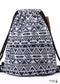 Boho Drawstring Bag Ethnic Ember